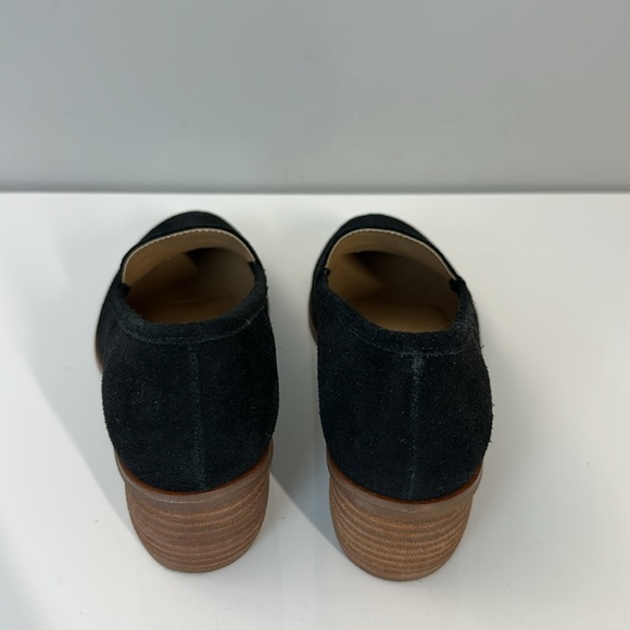 Sofft Black Loafers with Brown Heel - Picture 7 of 14